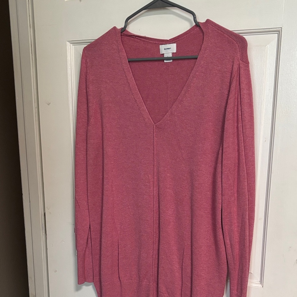 Old Navy Women's V-Neck Sweater - Pink